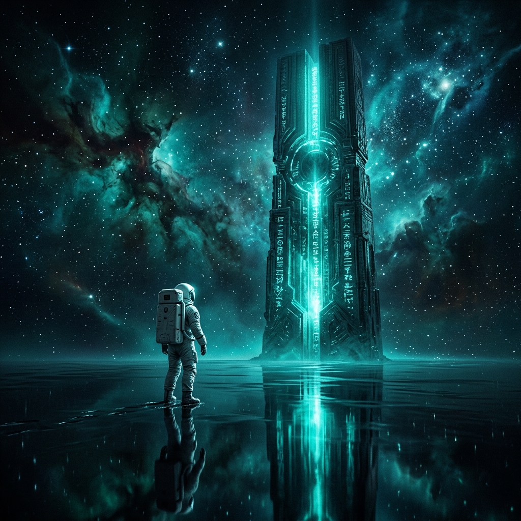 Futuristic Architecture Data Visualization